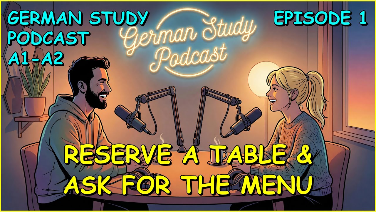 German Podcast 1 | (A1) Reserve a Table & Ask for the Menu