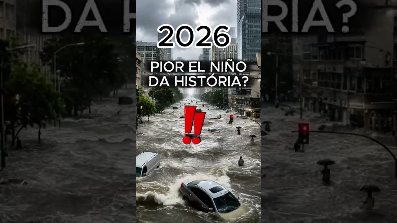 🌊 O El Niño de 2026 pode ser um dos mais fortes da história