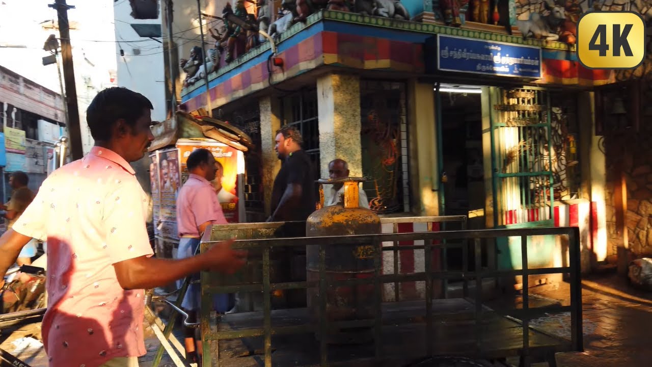 Relaxing Walk Around Madurai Streets, Tamil Nadu, IN [4K]