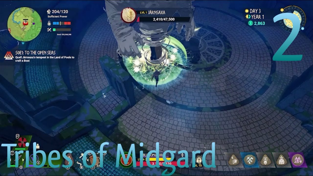 Let's Play Tribes of Midgard Survival Part 2 - YouTube