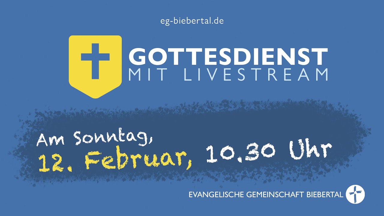Predigt zum Gottesdienst am 12. Februar 2023 um 10.30 Uhr - YouTube