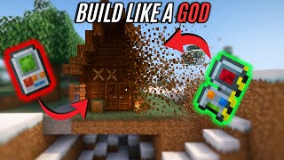 The Most Overpowered Building Mod In Minecraft Building Gadgets 2 Tutorial