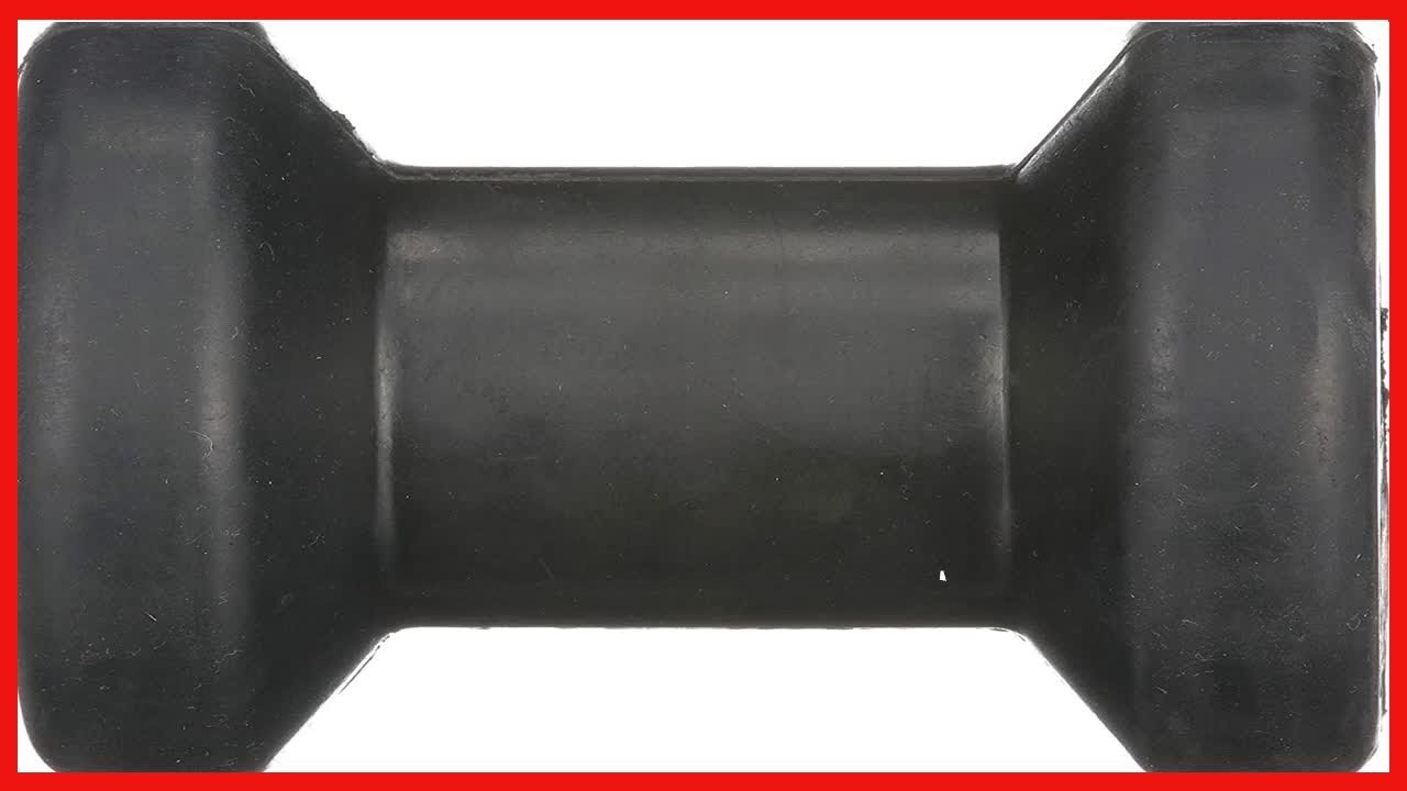 Great product -  Attwood 11210-1 Boat Trailer Rubber Keel Roller, Black, 4 inches