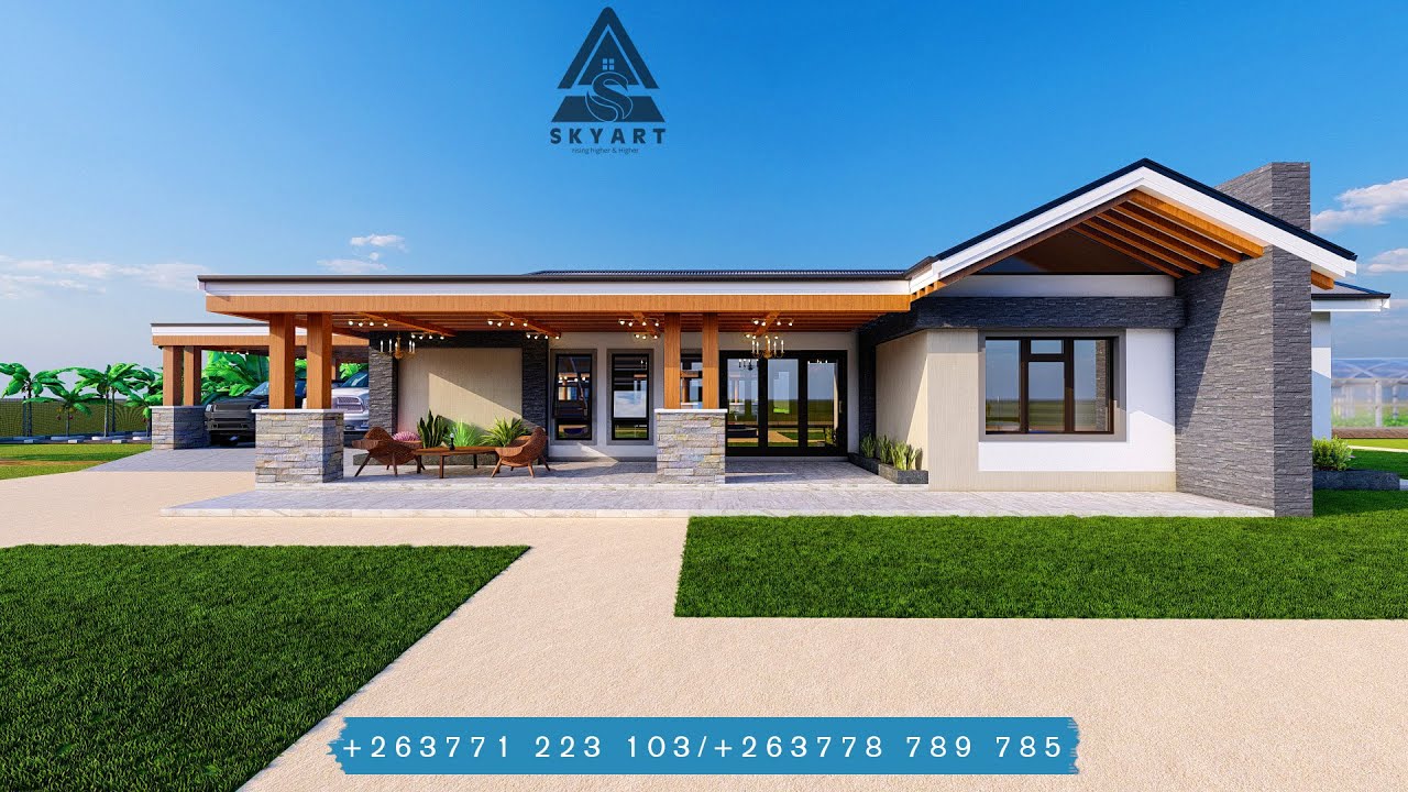 RURAL HOME DESIGN. AGRO PLOT DESIGN ANIMATION