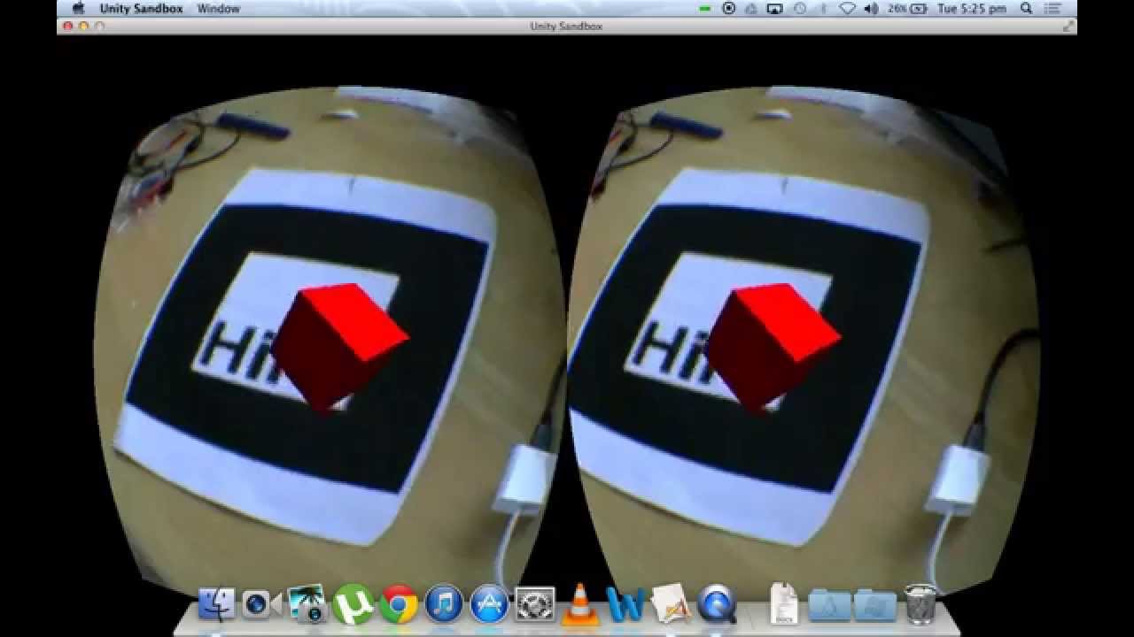 Oculus Rift and Marker based Augmented Reality - YouTube