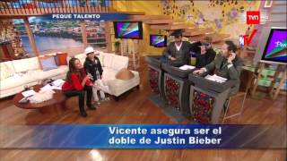 peque talentos Vicente Soto Laguna imita a Justin Bieber Buenos dias a t Felipe Camiroaga 2011