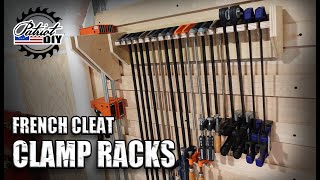 French Cleat Clamp Racks / Woodworking / Shop Organization