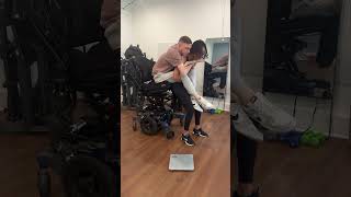 How I Help Weigh My Paralyzed Husband #quadriplegic