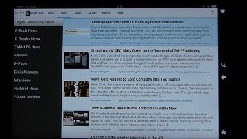 Good e-Reader News App HD Overview