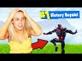 GETTING MY SISTER A WIN in Fortnite Battle Royale