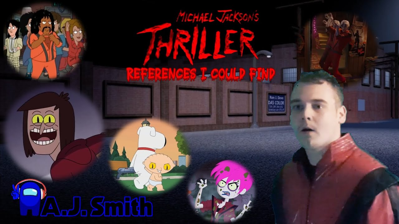 Thriller References I Could Find + 40th Anniversary Of The Thriller Video - @a.j.smithstudios