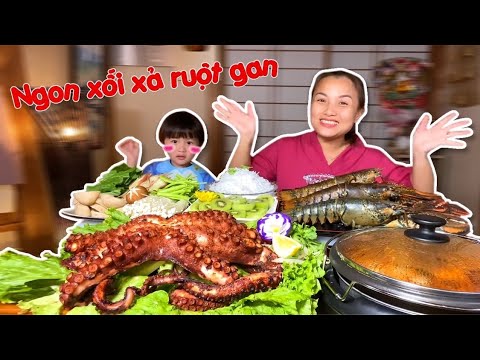 Video Ngon Số Dzách Nồi Lẩu Tôm Hùm Chua Cay & Bạch Tuộc... - youtube