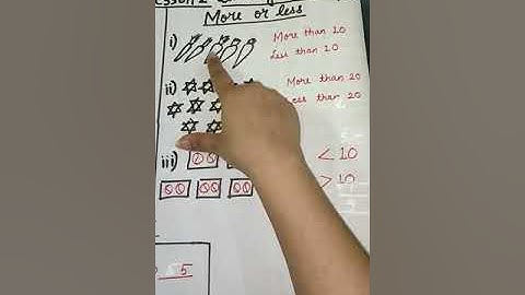 21042020 Class 2 Maths Chapter 2 Counting in groups Topic 2 More or less explanation Part 1