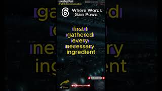 Where Words Gain Power | 6 #shortsfeed #kerala #english #india #spokenenglish #vocabulary #education