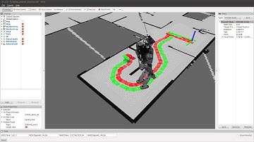Footstep planning using manual defined primitives