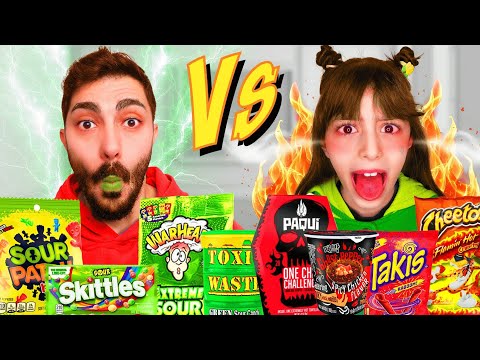 عاقبنا تيما بتحدي الحامض ضد الحار