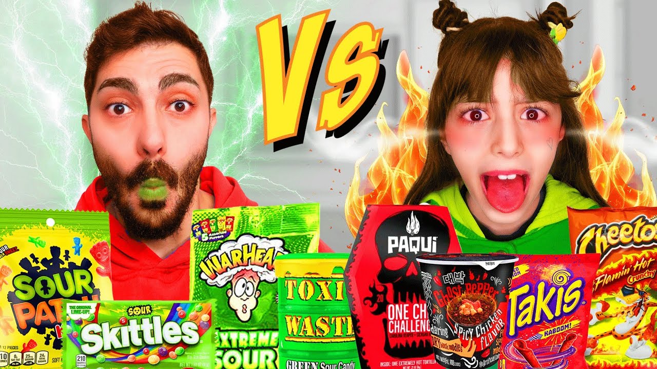 عاقبنا تيما بتحدي الحامض ضد الحار 🌶🍋