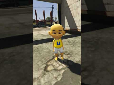 Upin Menolong Wanita