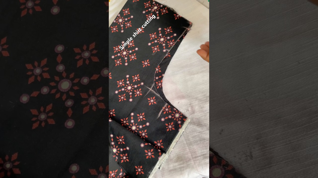How To Cut Simple Shirt Cutting