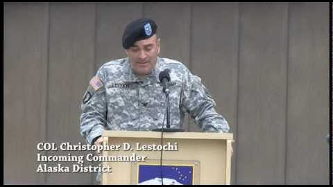 Alaska District Change of Command Ceremony