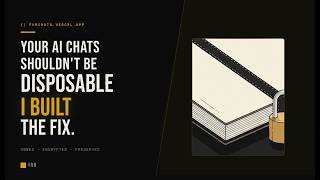 Store Your AI Conversations in Your Computer or Github Safely and for Free