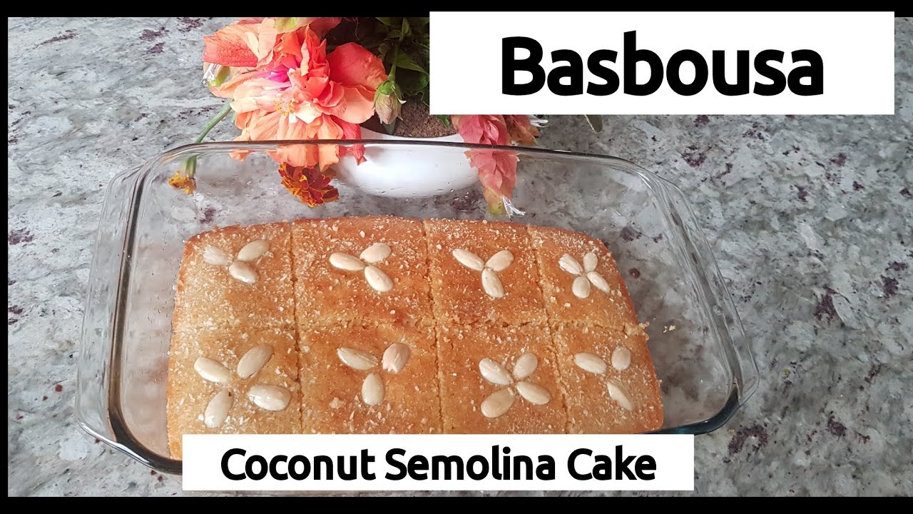 Semolina Cake with Date filling – Basbousa bil Tamr – I Love Arabic Food
