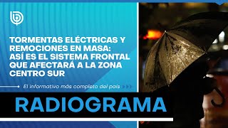 Tormentas eléctricas y remociones en masa: el sistema frontal que afectará a la zona centro sur