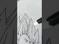 Dessiner Majin Vegeta #dragonballz #dbz #shorts #dessin #drawing #artwork #manga