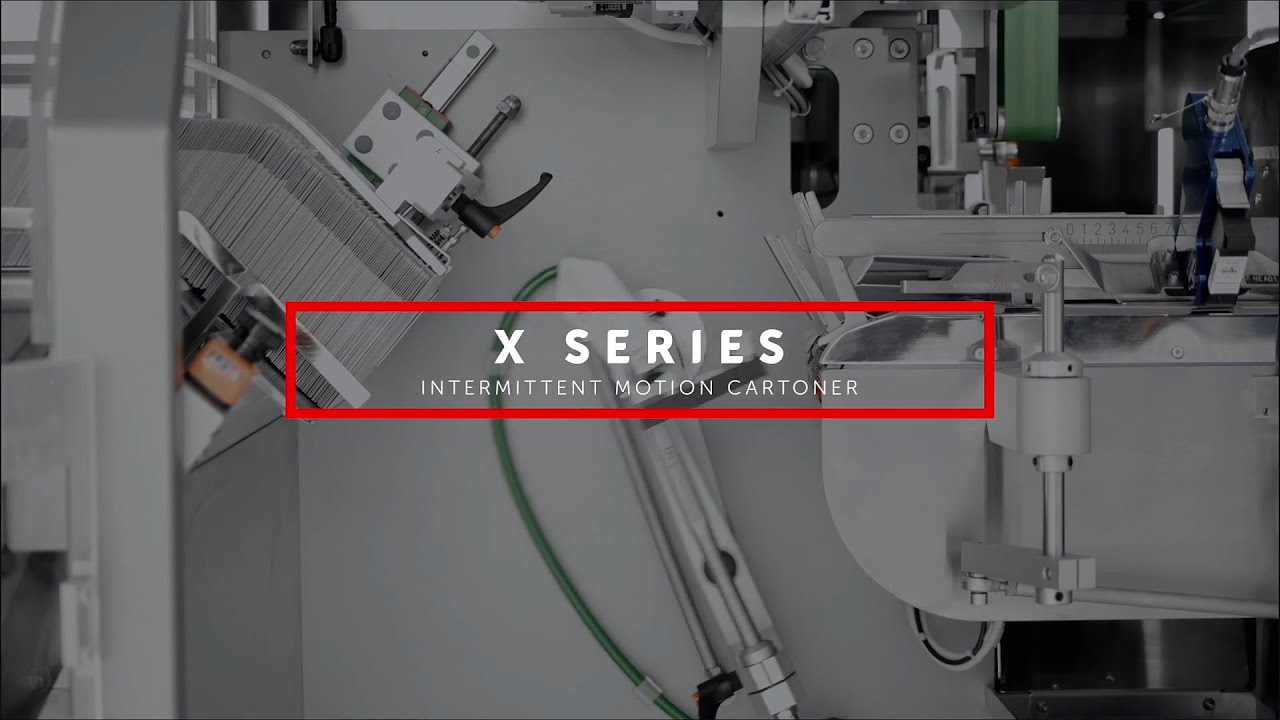 X1 | Intermittent motion cartoner by IMA Safe - YouTube