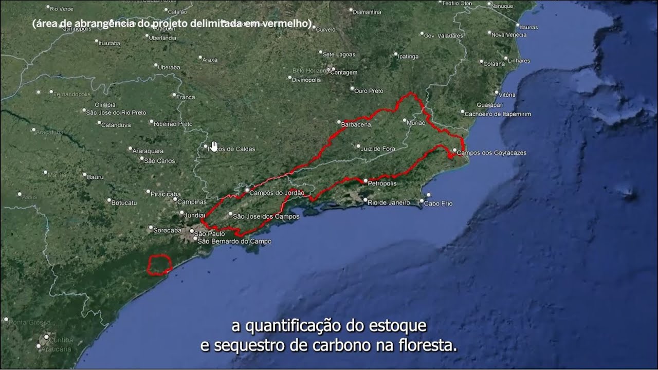 Tecnologia permite identificar o impacto climático alcançado pelo projeto Conexão Mata Atlântica