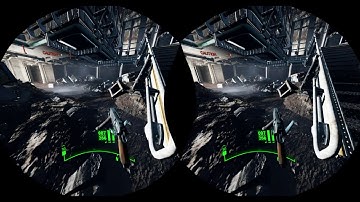 Fallout 4 VR Part 25 - Hole in the Wall Part 2 - Headset 3D Cardboard First Time Play