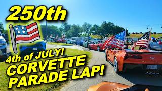 C8 Z06 Corvette 4th of July Parade Run | Crowd Goes Wild!