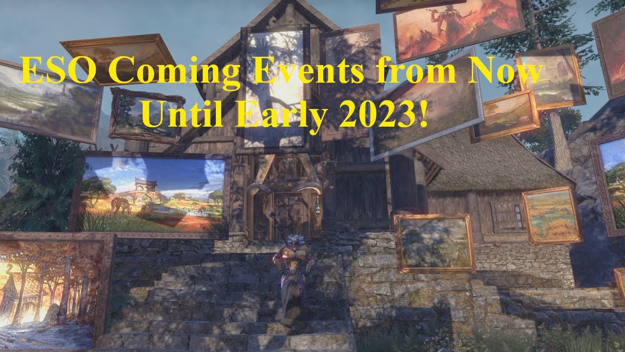 ESO Coming Events! Now Through Early 2023! YouTube