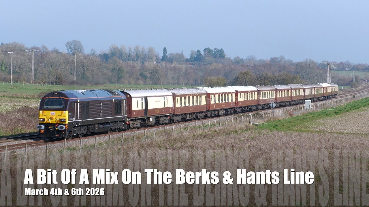 A Bit Of A Mix On The Berks & Hants Line March 4th & 6th 2026 - 4K