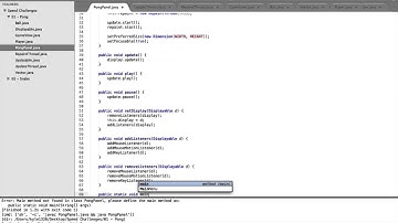 Java Speed Challenge - Pong (2 hours)