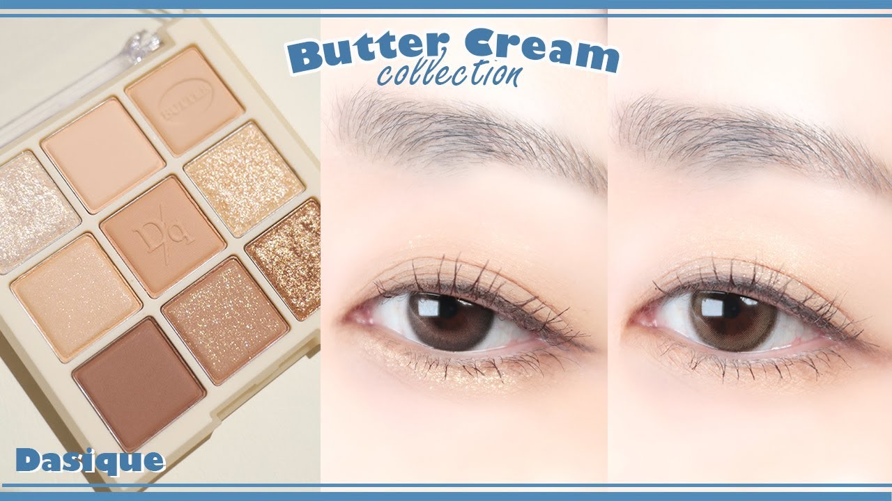 데이지크 17 버터크림 팔레트🧈 / 내돈내산 꼼꼼 리뷰🧐 /밀크라떼, 앙버터등 비슷한 섀도우 팔레트 비교까지 💛