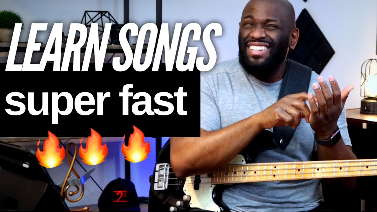 3 Tips on How To Learn Songs Quickly Super Fast Bass Line Transcription