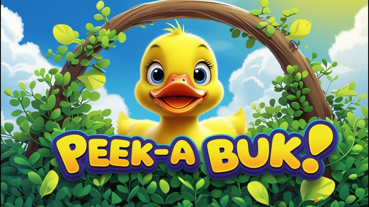 Peek-a-Boo Duck | Funny Duck Nursery Rhyme for Babies, Toddlers & Kids