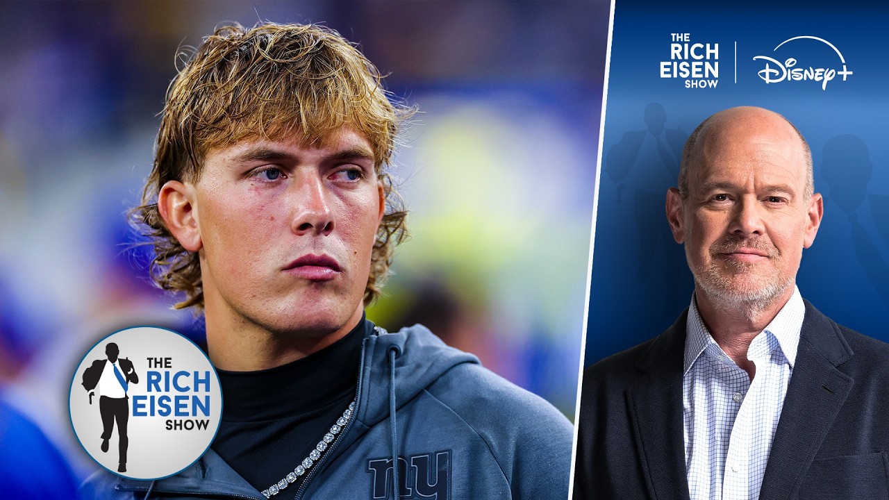“Their Season Is NOT Over” - Rich Eisen Reacts to Giants QB Jaxson Dart’s Scary Knee Injury