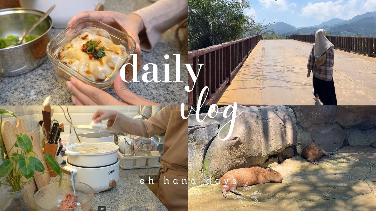 Membuat Bekal Makanan Modifikasi: Lasagna Pangsit, Berwisata ke Enchanting Valley Bogor | Daily Vlog