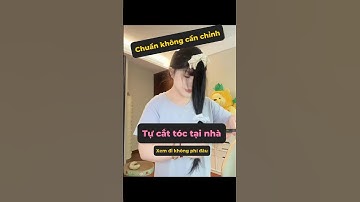 Tạm biệt tiệm tóc! Bí quyết tự cắt tóc tầng tại nhà, không lỗi, siêu đơn giản  #xinhhetnac #shorts