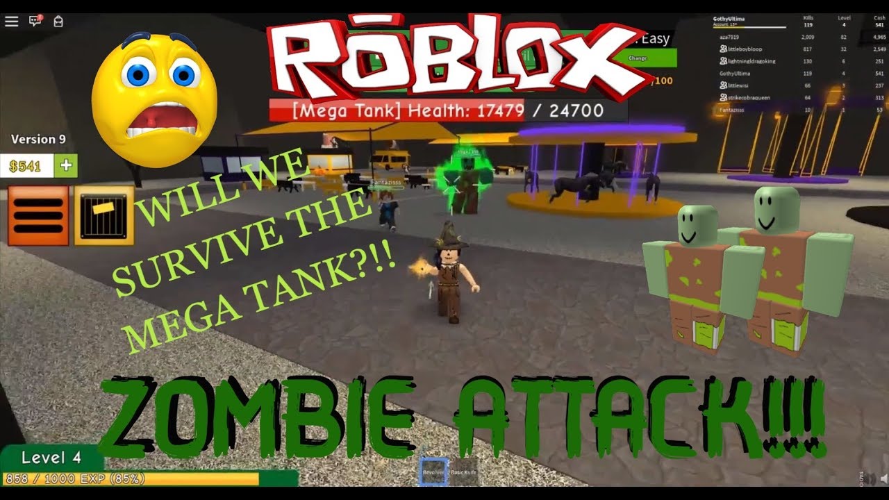 Roblox Zombie Attack Halloween Roblox Free Vip Account - roblox zombie attack predator