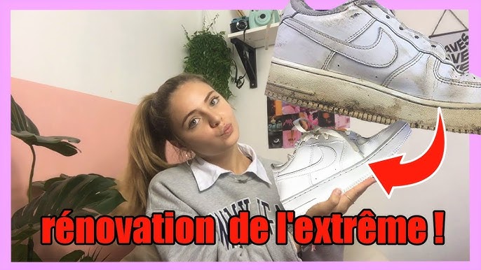 COMMENT ENLEVER LES PLIS DE SES PAIRES ? 👟 ( How To Get Creases Out Of Air  Force 1's) - AKA LENNY 
