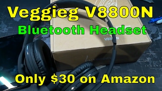 Veggieg V8800N Bluetooth Headphones - Only $30!
