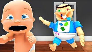 Baby Escapes EVIL DAYCARE!