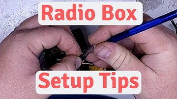 Tips for Installing Servos, ESC, Mylaps etc in Radio Box with Rubber Grommet like Mugen