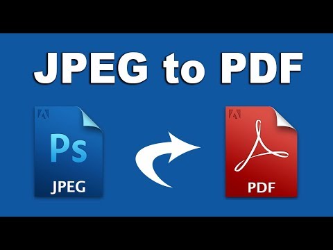 How to Convert Multiple JPG to One PDF in Adobe Photoshop CS 