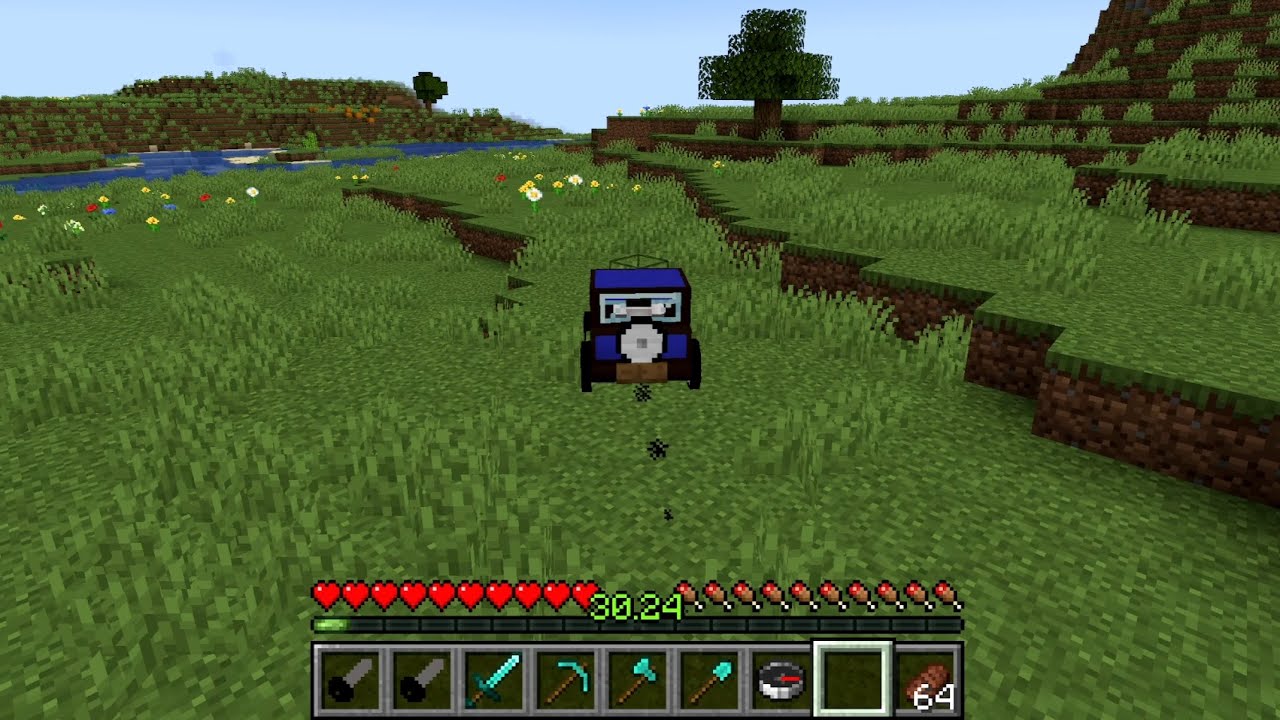 Minecraft - How to Make a Car That You Can Drive - YouTube