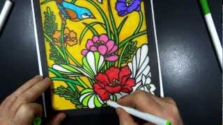 Stained Glass Coloring Book 1