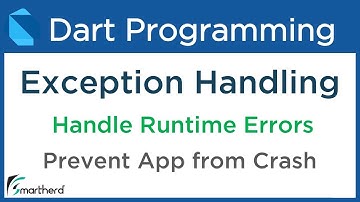 Dart Exception Handling | How to handle Exceptions in Dart. Dart Tutorial for Flutter #7.1